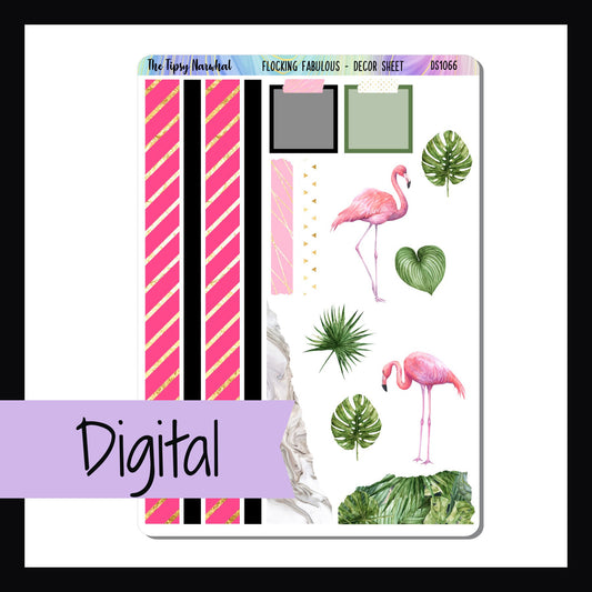 Digital Flocking Fabulous Decor Sheet