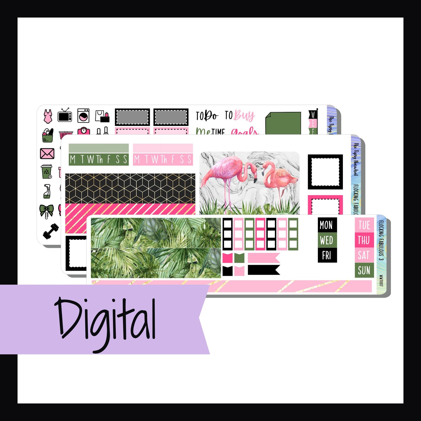 Digital Flocking Fabulous Hobonichi Weeks Kit