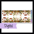 Digital Mushroom Meadows Washi
