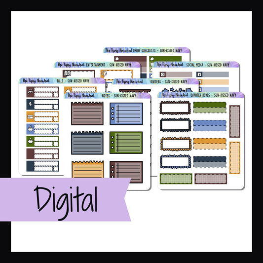 Digital Sun-Kissed Navy Kit Matching Functionals