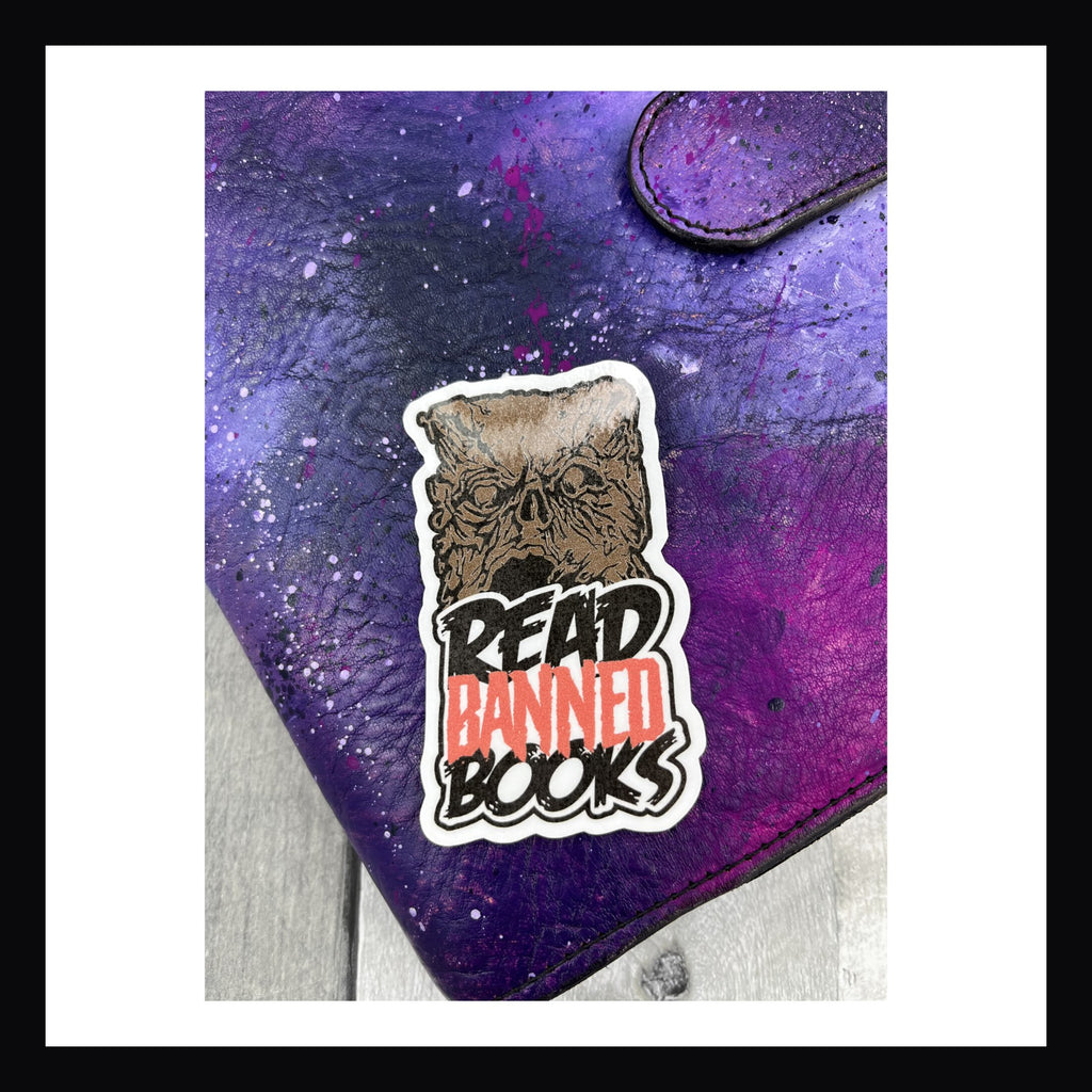 Evil Dead sticker, necronomicon, horror book, read banned books, horror movie, scary movie, spooky sticker, horror sticker