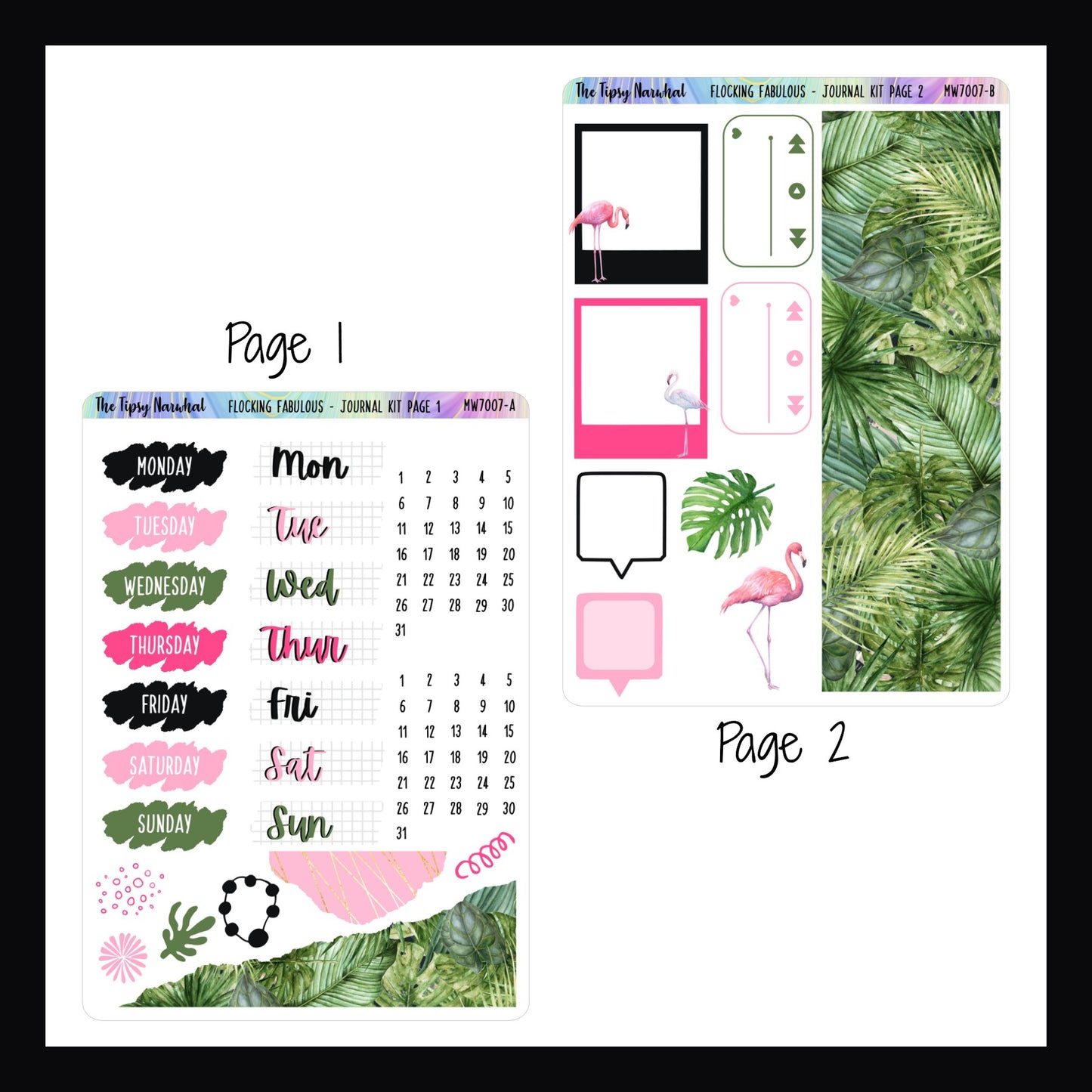 Digital Flocking Fabulous Journal Kit