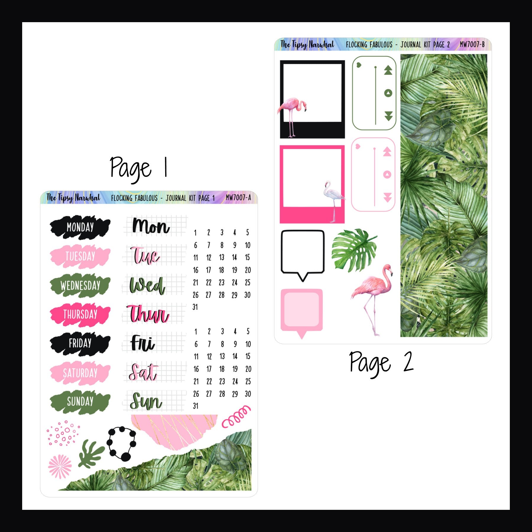 Flocking Fabulous Journal Kit