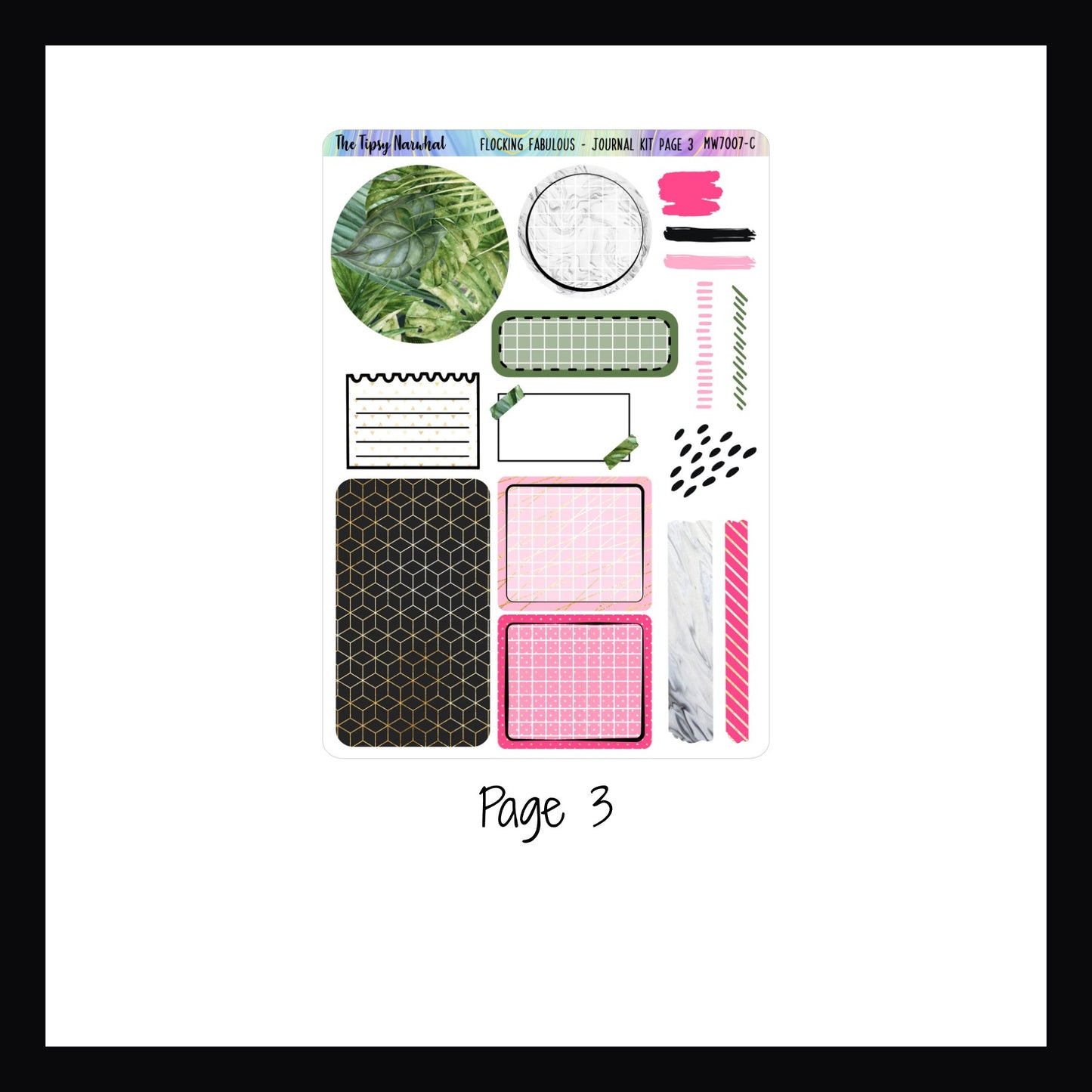 Digital Flocking Fabulous Journal Kit