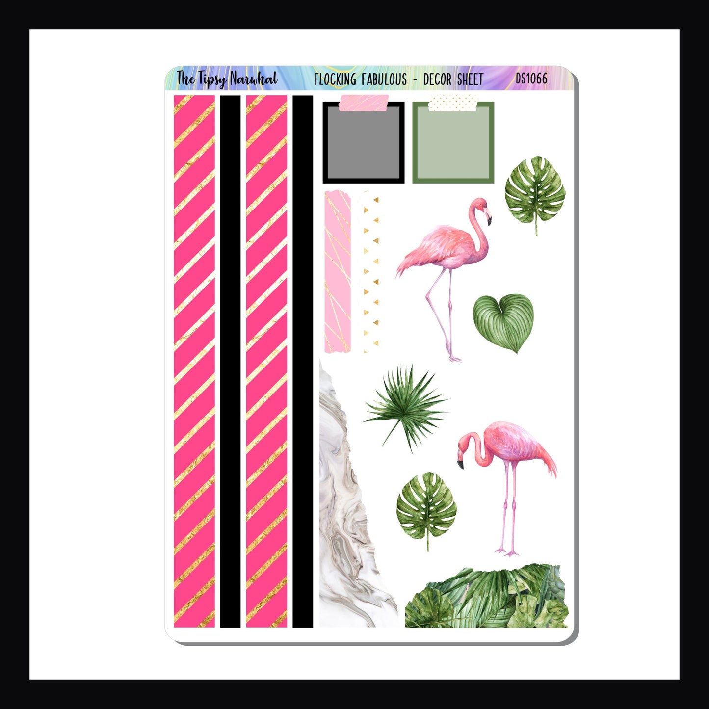 Digital Flocking Fabulous Decor Sheet