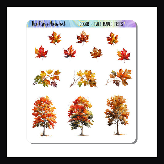 Fall Maples Decor Sheet