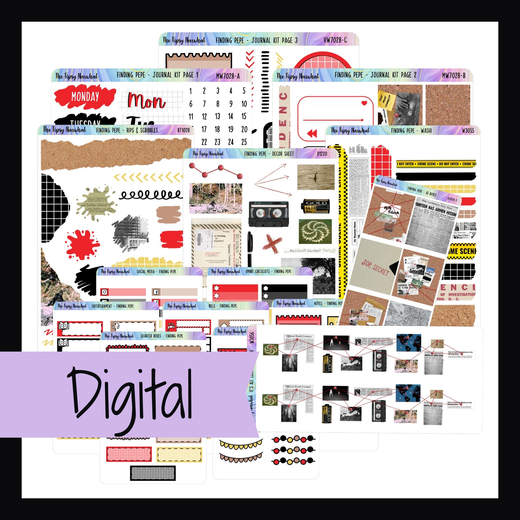 Finding Pepe Printable Journal Kit
