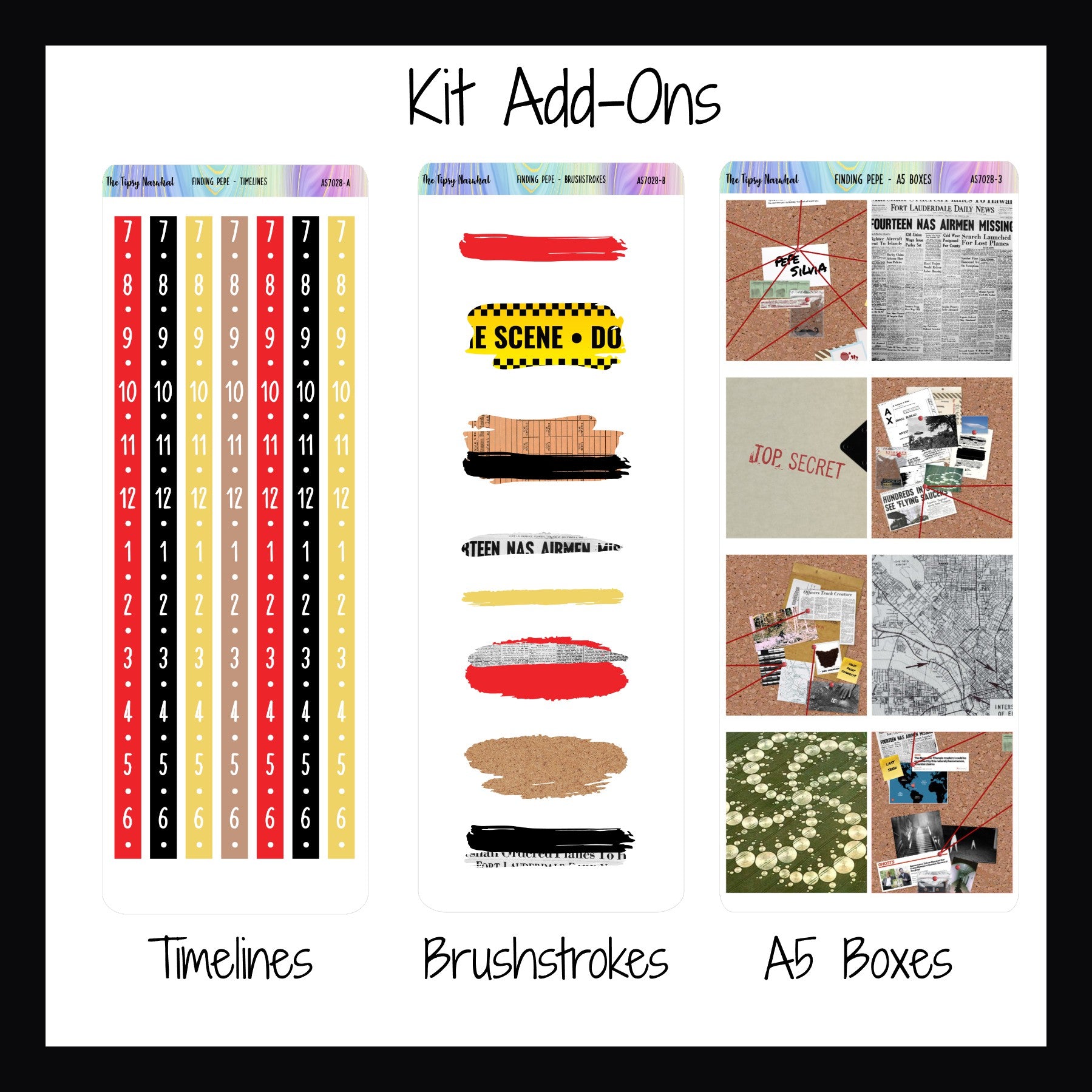 Finding Pepe Journal Sticker Kit