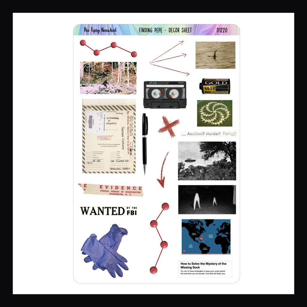 Finding Pepe Vertical Weekly Sticker Kit