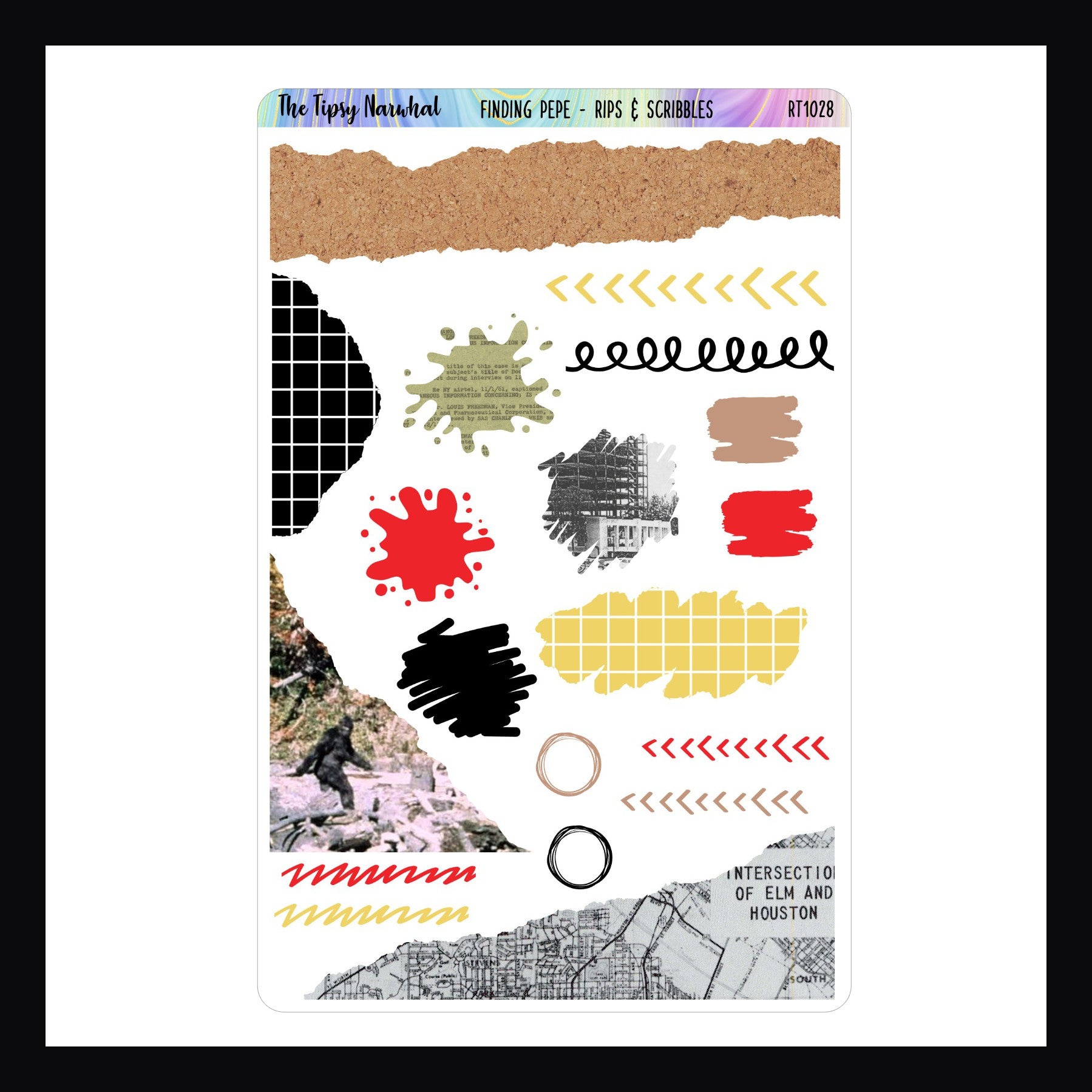 Finding Pepe Journal Sticker Kit