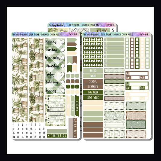 Green Thumb Hobonichi Cousin Kit