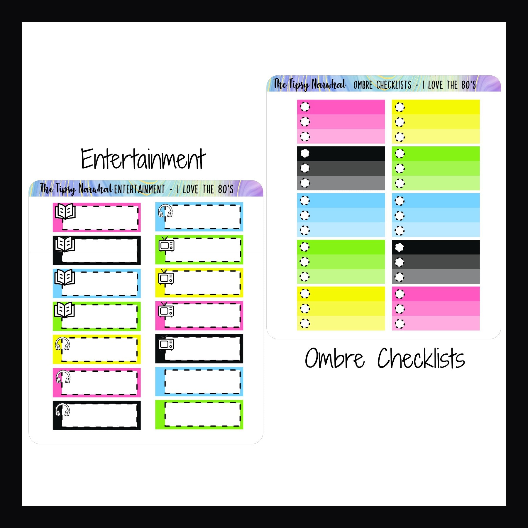 I Love the 80's Kit Matching Functionals