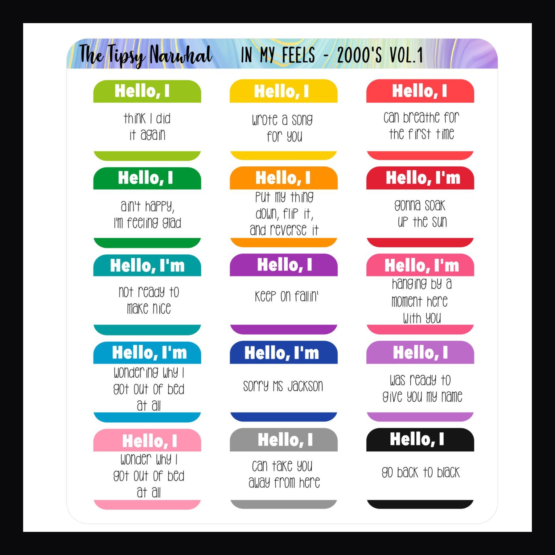 In My Feels: Music Edition