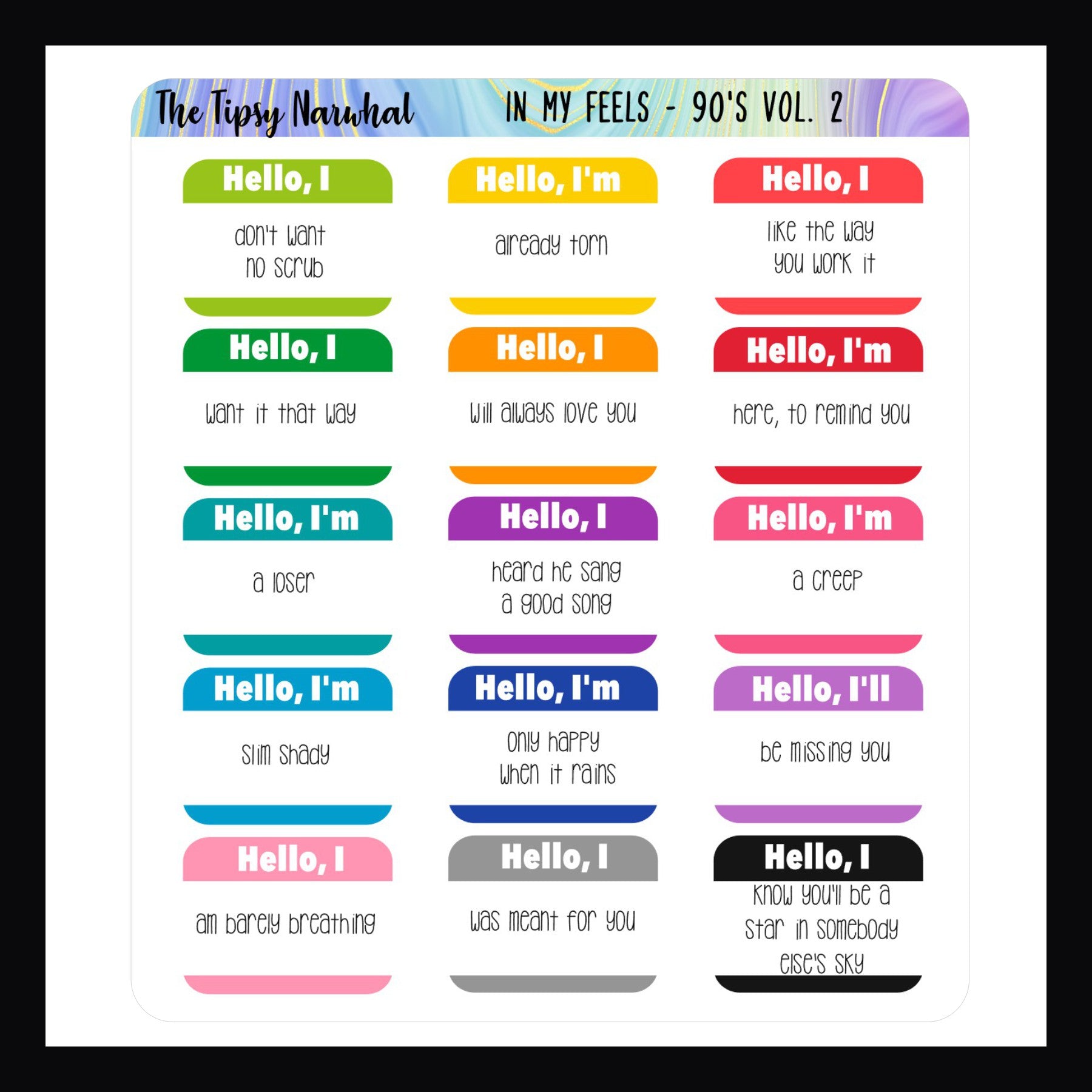 In My Feels: Music Edition