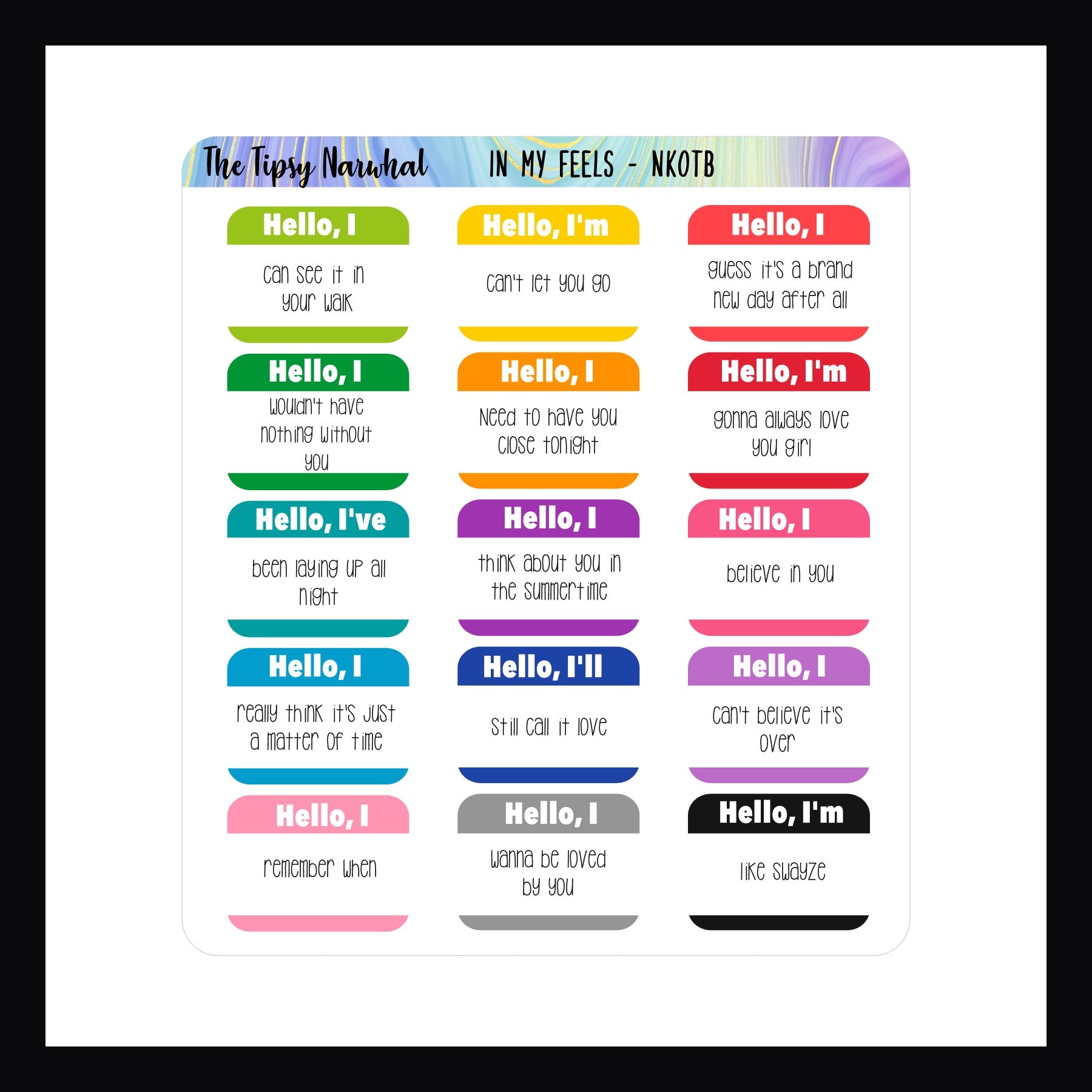 In My Feels: Music Edition