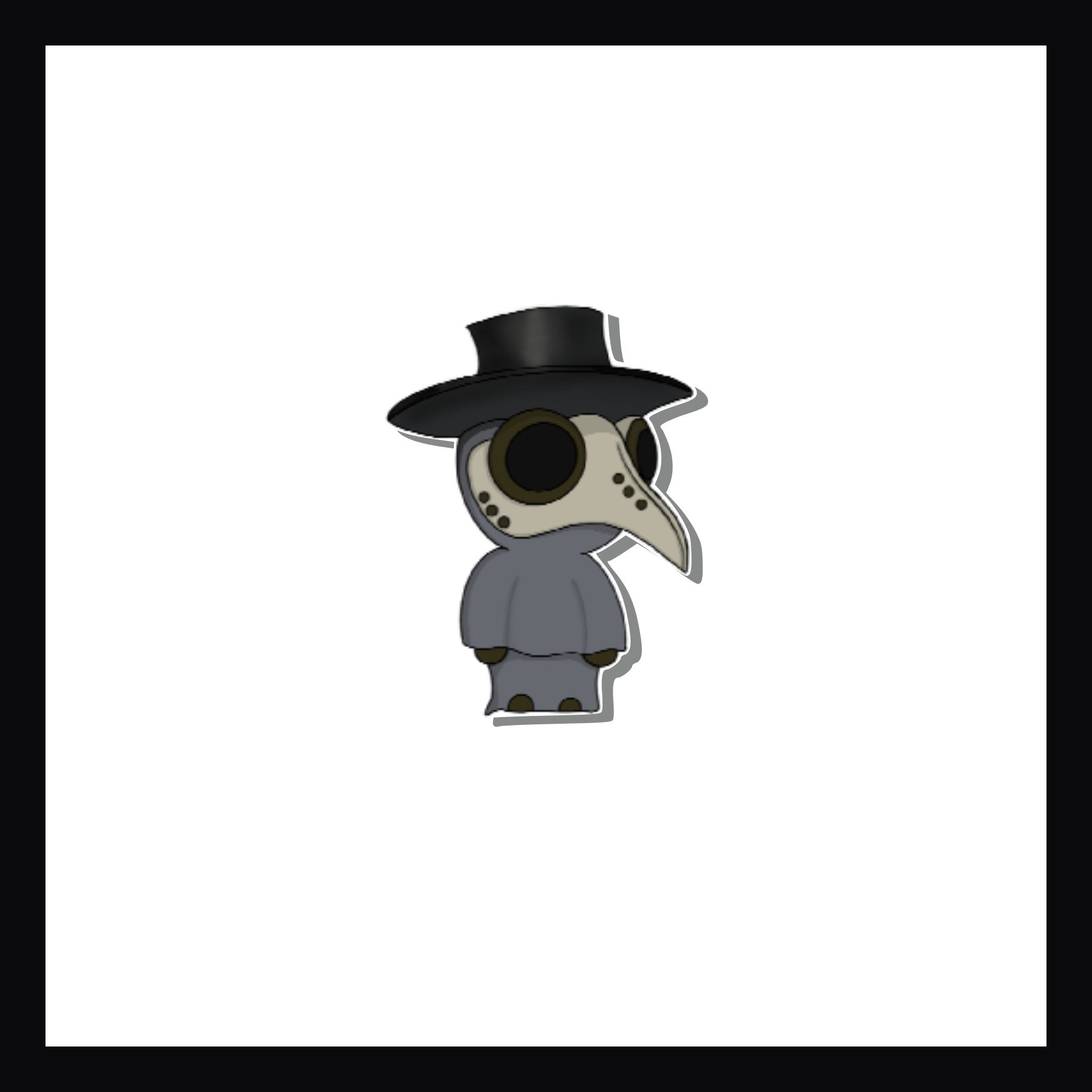 Infectious But Cute Vinyl Sticker