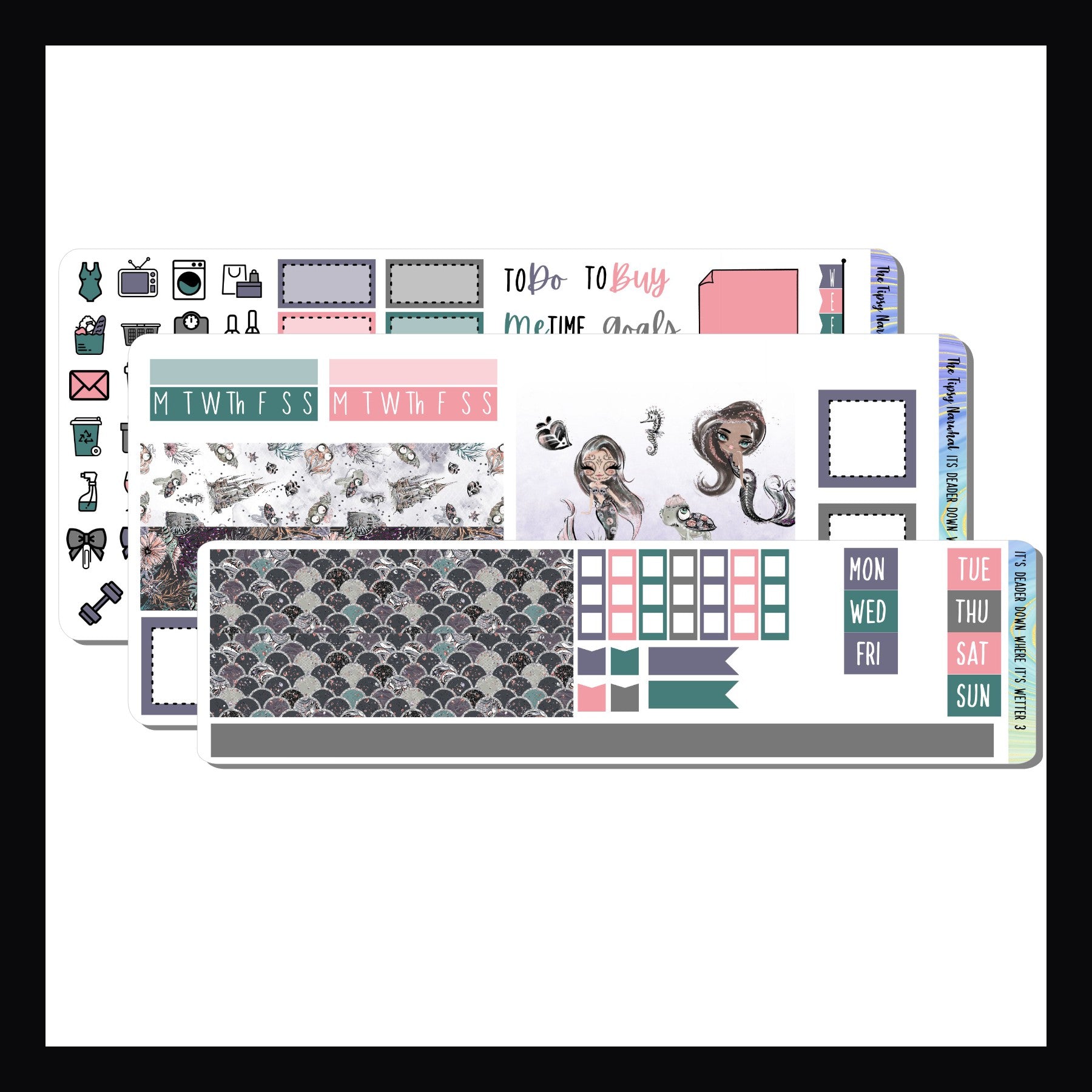 It's Deader Down Where It's Wetter Hobonichi Weeks Kit