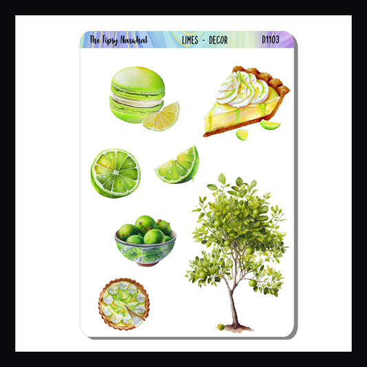 Limes Decor Sheet