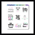 Easter Sarcasm & Quotes Sticker Sheet