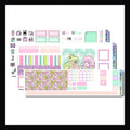 Hidden Eggs Hobonichi Weeks 3 page Kit.  Easter themed kit featuring pastel dinosaurs celebrating the Easter Holiday.