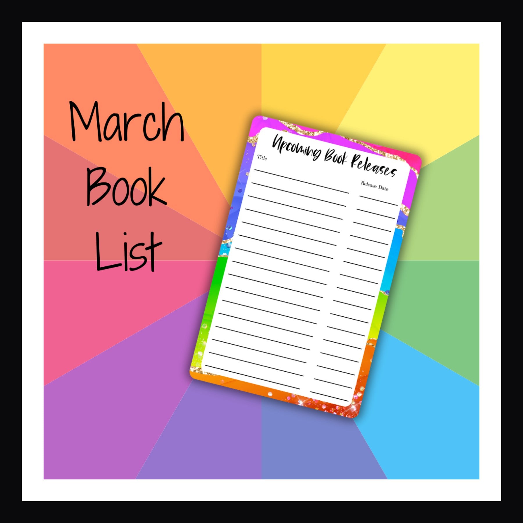 March Upcoming Book Releases
