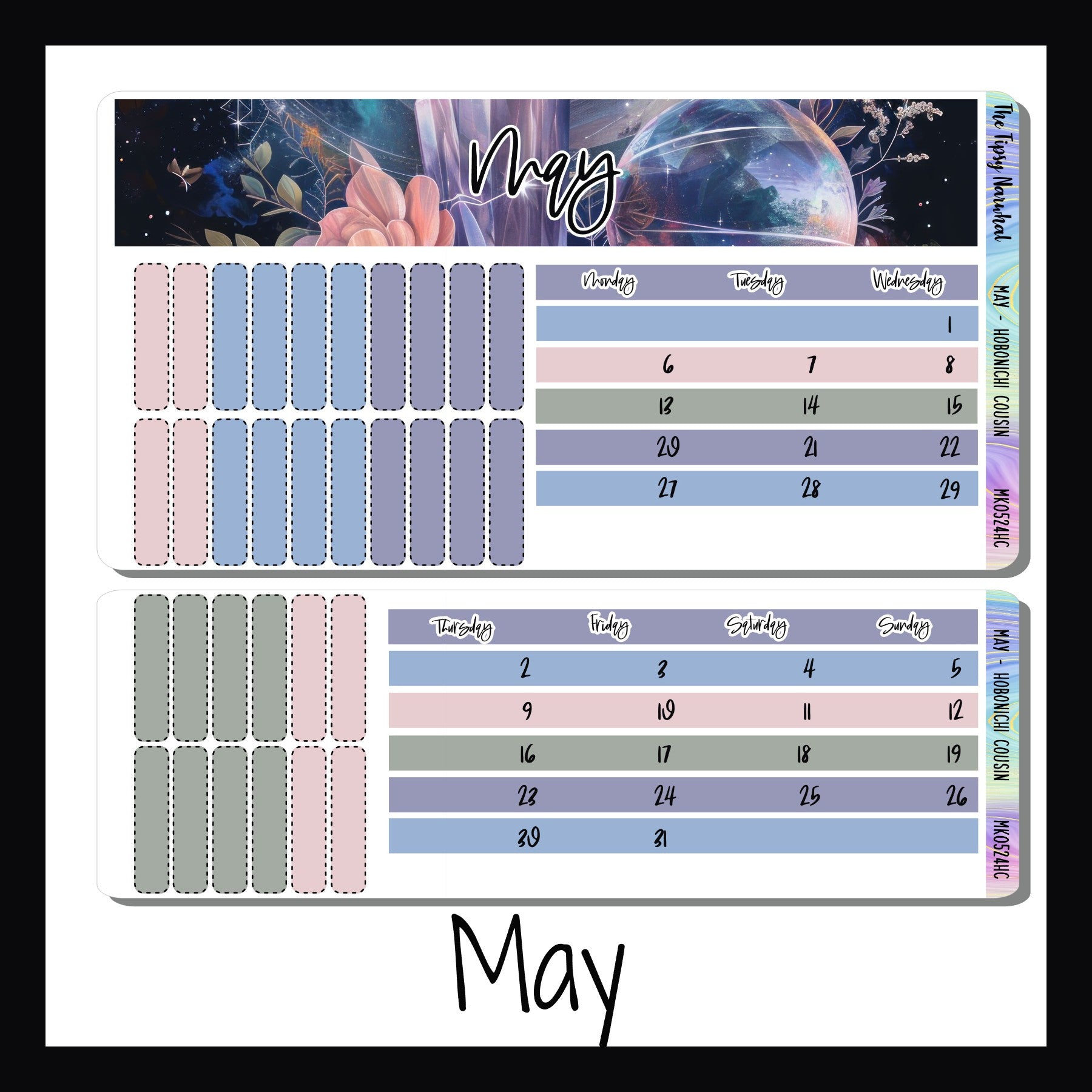 2024 Monthly Kits for Hobonichi Cousin