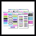 Neon Nightmares Kit Matching Functionals is a collection of functional stickers designed to match the Neon Nightmares collection. 