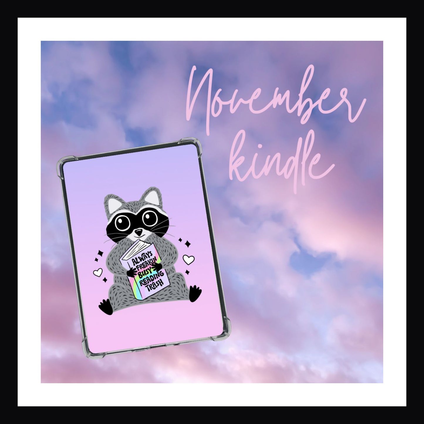 November Kindle Sticker