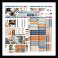 November Rain Vertical Weekly Sticker Kit  5 full pages of stickers featuring a rainy autumn day theme.  Designed to fit vertical layout planners.