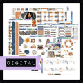 The November Rain Hobonichi Weeks Digital bundle consists of printable versions of the November Rain Hobonichi Weeks Kit plus all additional decorative and functional sheets. 