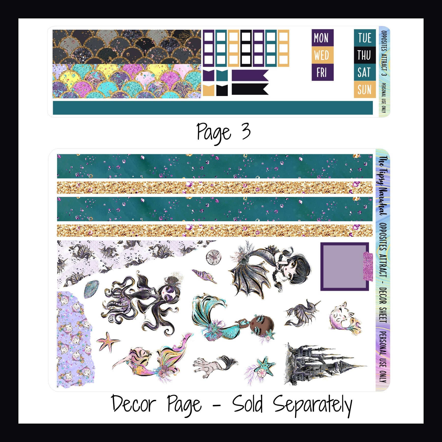 Opposites Attract Hobonichi Weeks Kit