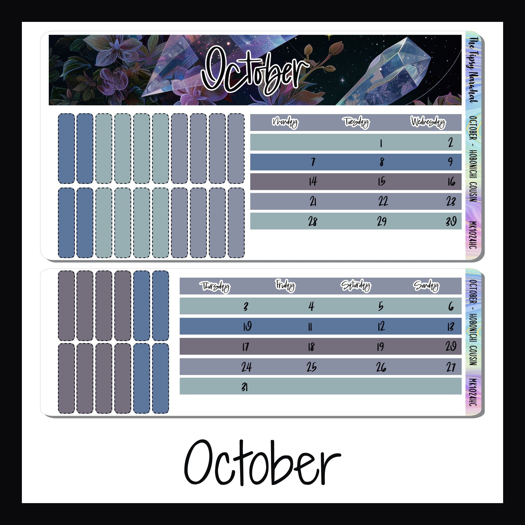 2024 Monthly Kits for Hobonichi Cousin