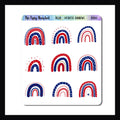 Patriotic Rainbows Decor Sheet