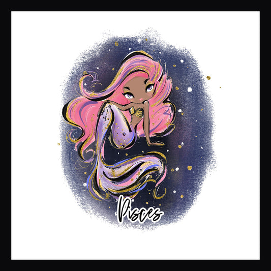 Custom Pisces Sticker