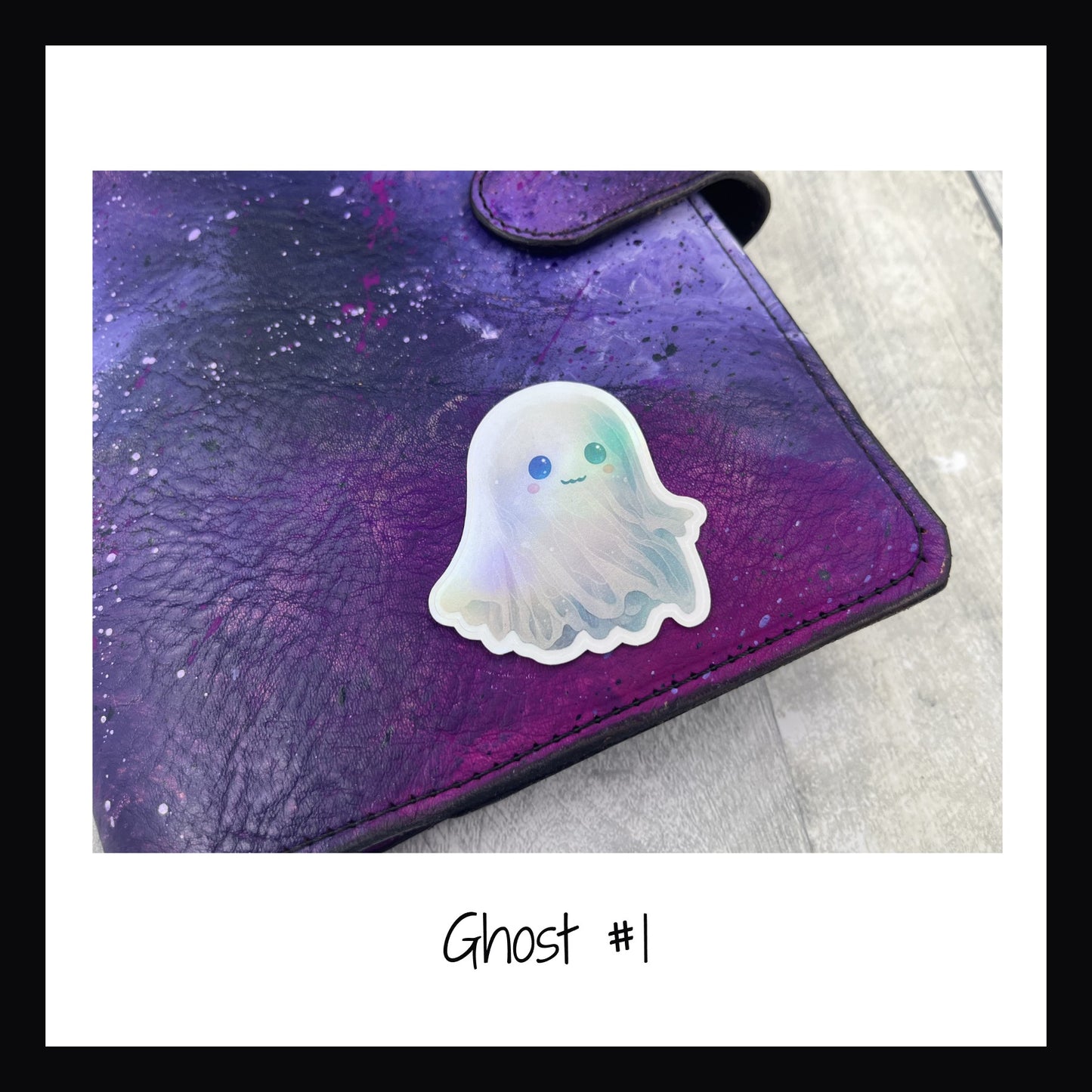 Holographic Ghost Sticker Die Cuts