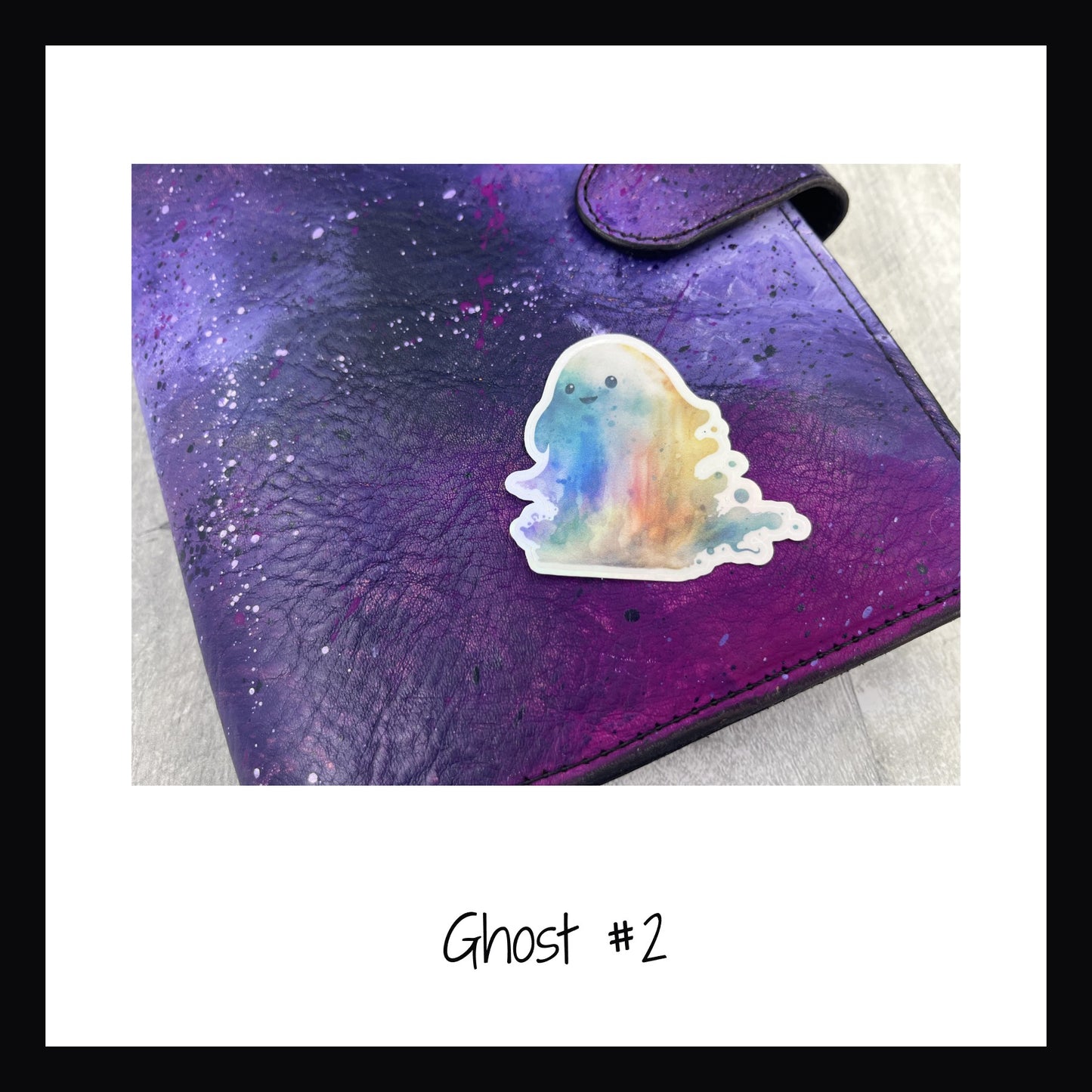 Holographic Ghost Sticker Die Cuts