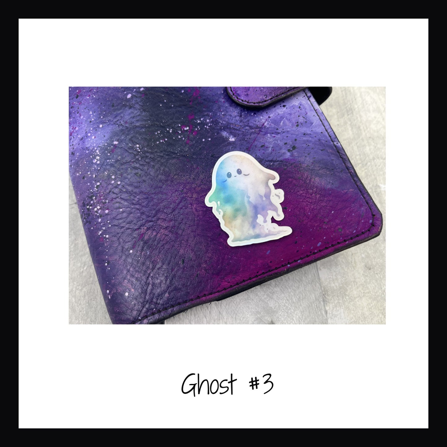 Holographic Ghost Sticker Die Cuts