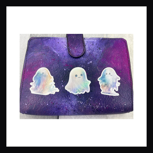Holographic Ghost Sticker Die Cuts