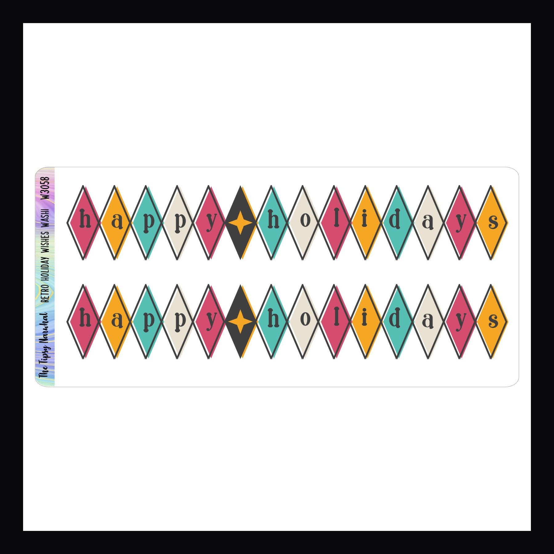 A MCM Christmas Journal Sticker Kit