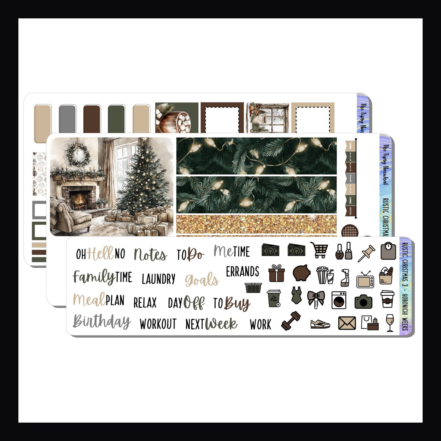 Rustic Christmas Hobonichi Weeks Kit