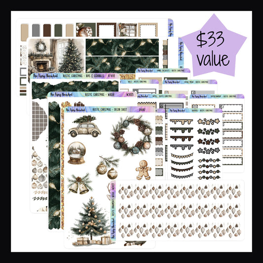 Rustic Christmas Hobonichi Weeks Bundle