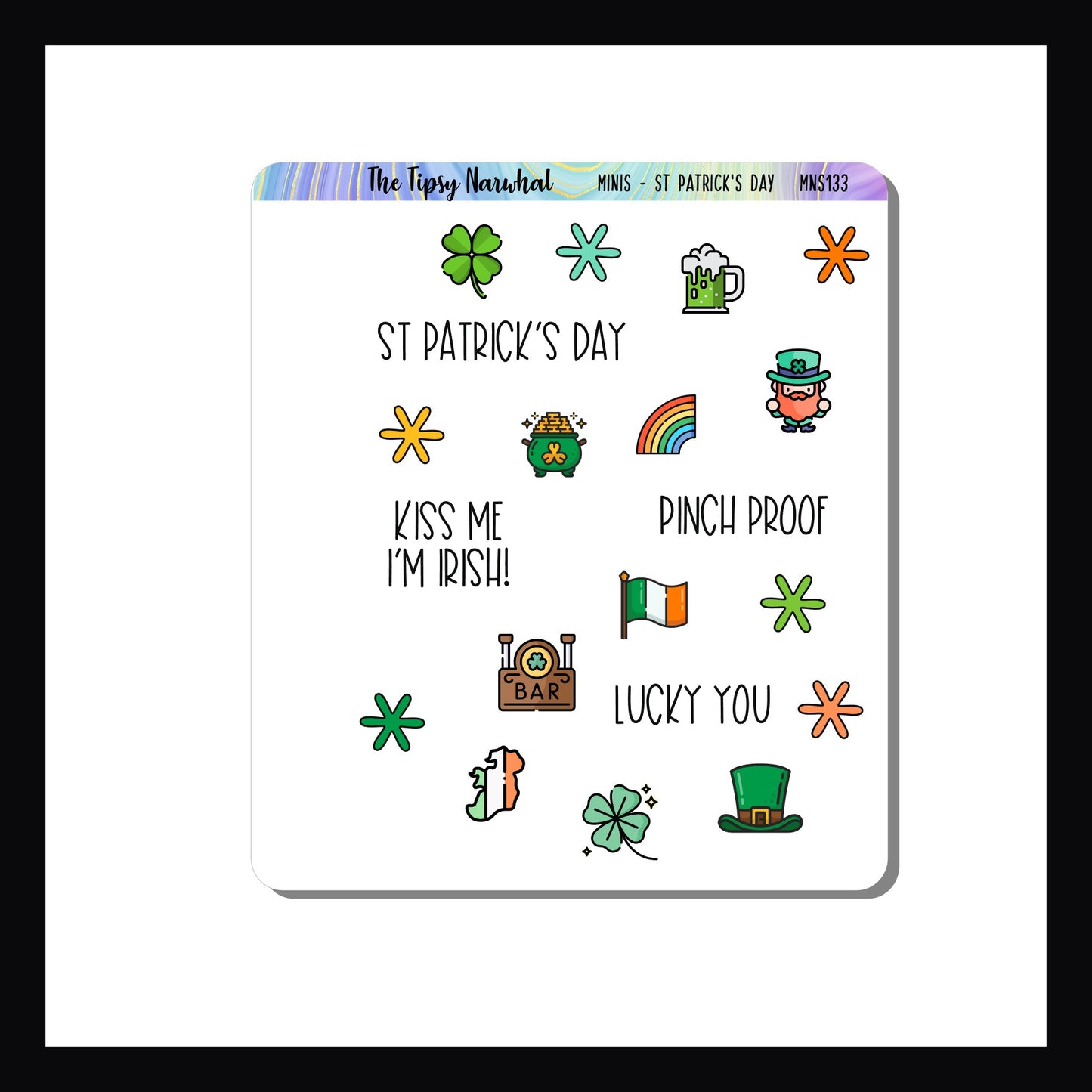 Mini Icon Sheets St Patrick's Day