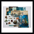 Steampunk Ocean Junk Journaling Kit is a large scrapbooking/journaling kit featuring 12 double sided papers, 2 5x7 inch sticker sheets, vellum accent pieces and 5 clear black and white stickers.   Features a deep nautical steampunk theme. 