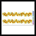 Sunflower Washi sheet is a sticker sheet featuring 2 fancy cut washi strips with a sunflower design. 