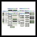 The Damp and The Dead Functional Sticker Add-Ons is a collection of 7 mini sheets each with their own style of functional sticker. Matches the The Damp and The Dead weekly kits.