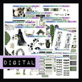 The Damp and The Dead Printable Vertical Sticker Kit is a digital bundle of The Damp and The Dead vertical sticker kit, the add on decor sheets and the functional add-ons.