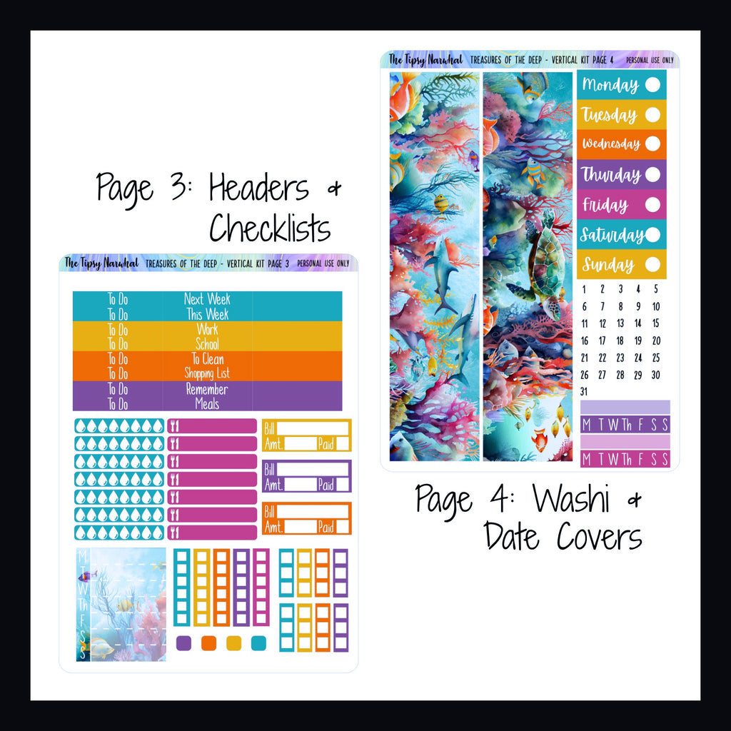Treasures of the Deep Vertical Weekly Kit