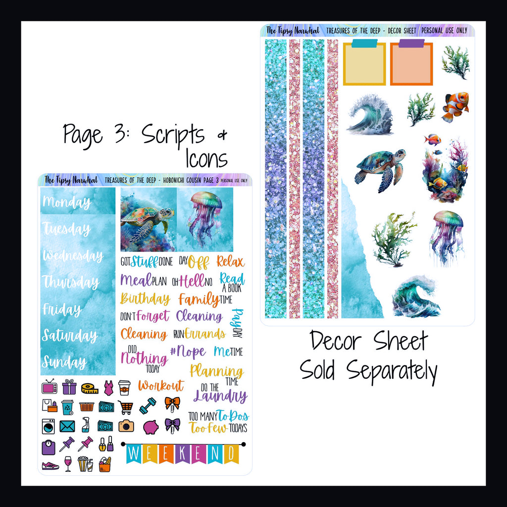 Treasures of the Deep Hobonichi Cousin Kit