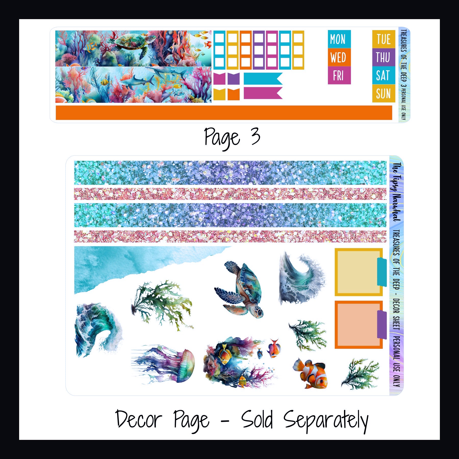 Treasures of the Deep Hobonichi Weeks Kit