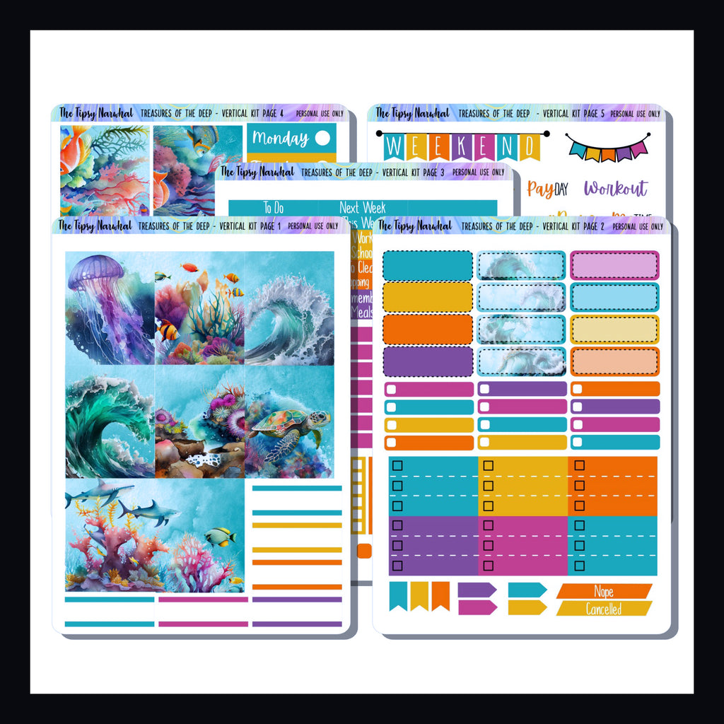 Treasures of the Deep Vertical Weekly Kit